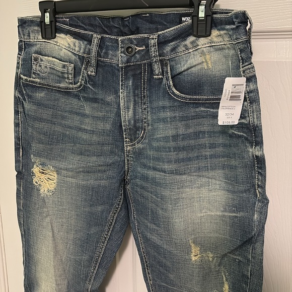 Buffalo Six-x slim straight stretch distressed jeans - Picture 2 of 8